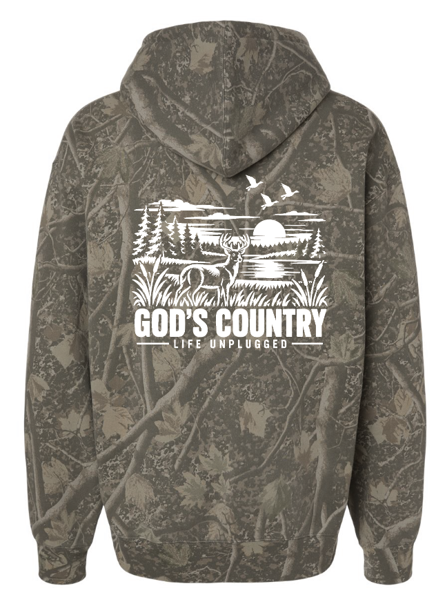 Limited Edition God's Country Washed Camo Heavyweight Hoodie