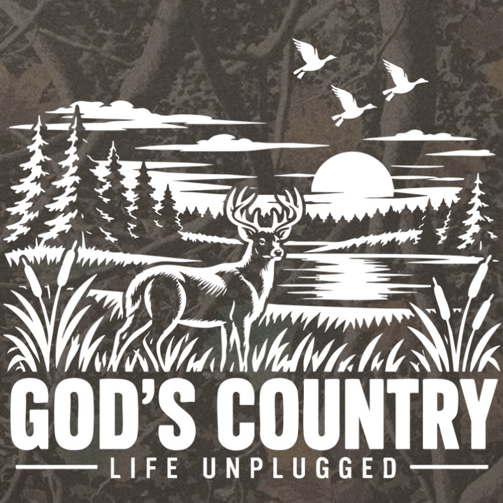 Limited Edition God's Country Darkwood Camo Heavyweight Hoodie