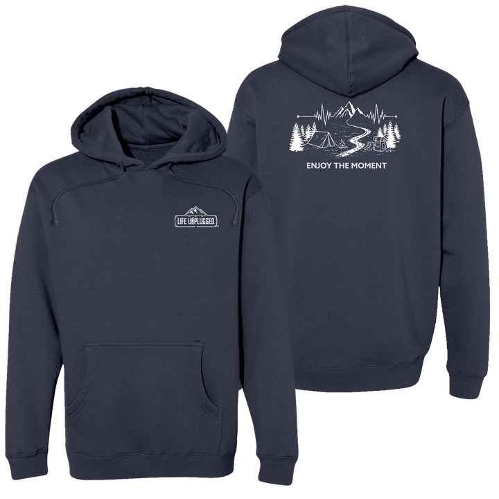 ENJOY THE MOMENT (MOUNTAIN SCENE) Heavyweight Hoodie