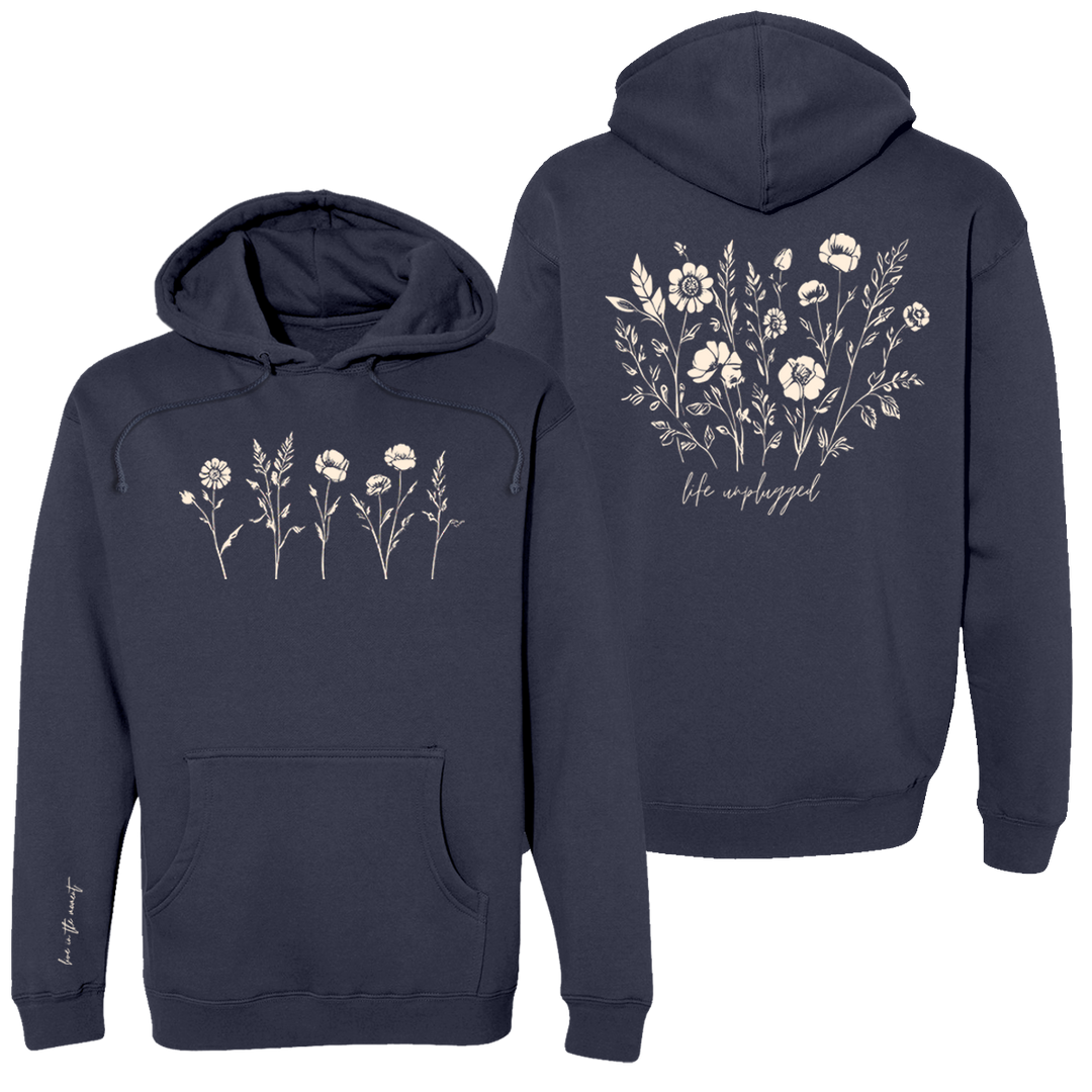 Live in the Moment Wildflower Heavyweight Hoodie