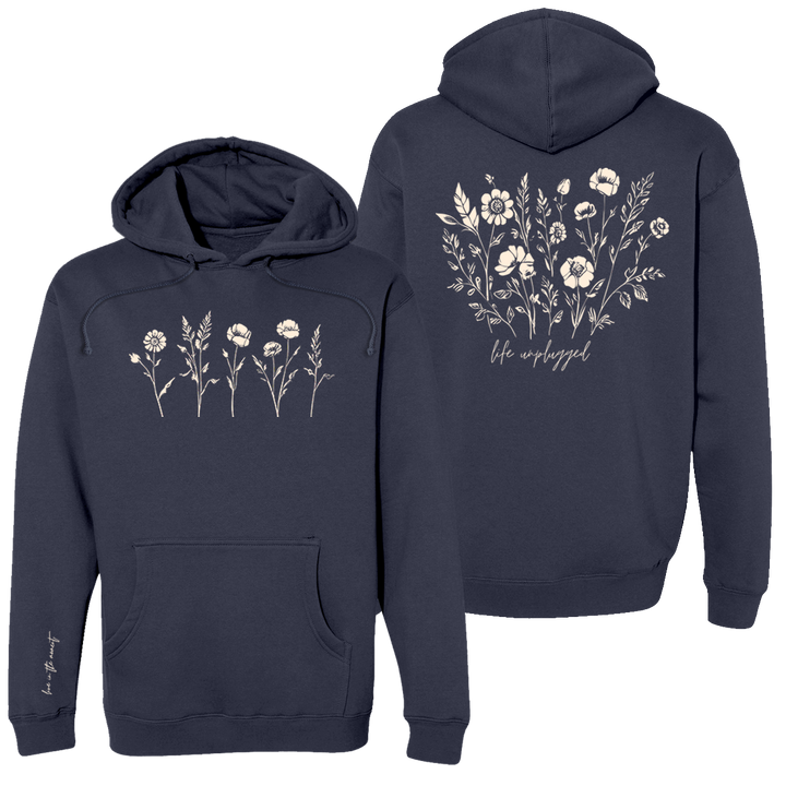 Live in the Moment Wildflower Heavyweight Hoodie