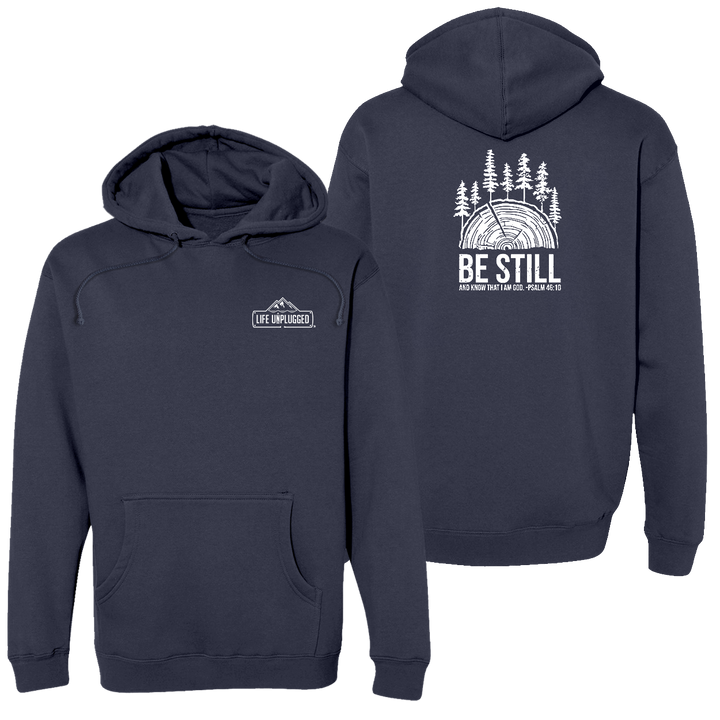 BE STILL IN THE WOODS Heavyweight Hoodie
