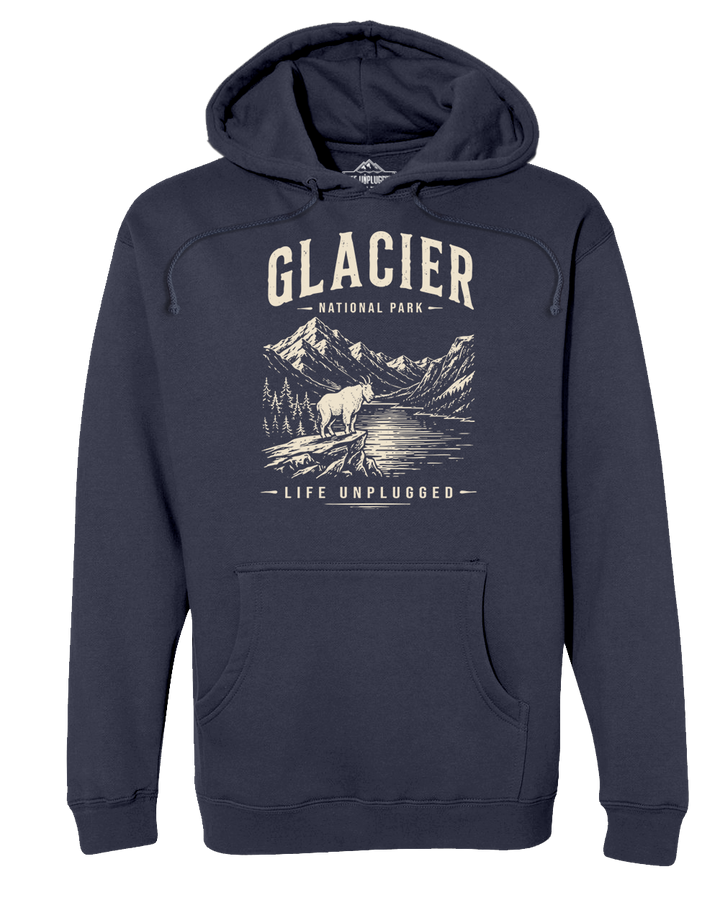 GLACIER NATIONAL PARK Heavyweight Hoodie