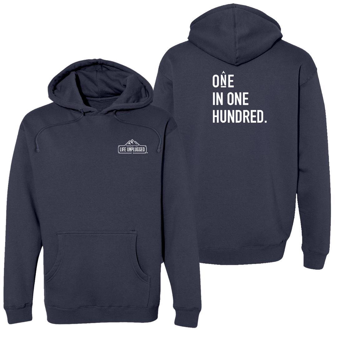 One In One Hundred Stacked Heavyweight Hoodie