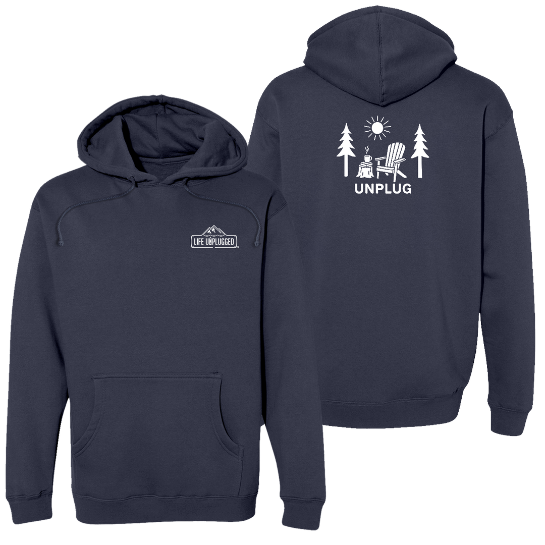 READING IN THE WOODS Heavyweight Hoodie