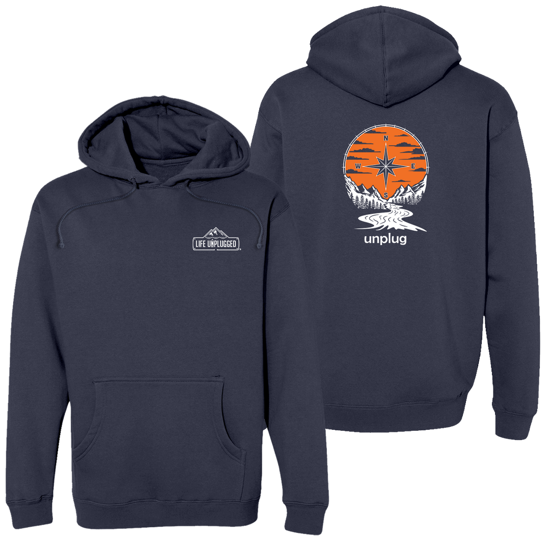 Compass Sunset Heavyweight Hoodie