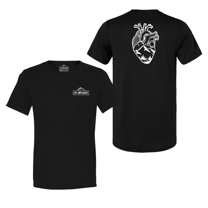 Anatomical Heart (Full Chest) Triblend T-Shirt