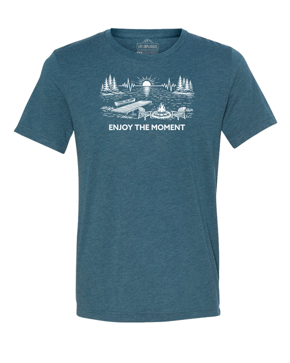 ENJOY THE MOMENT (LAKE SCENE) Triblend T-Shirt