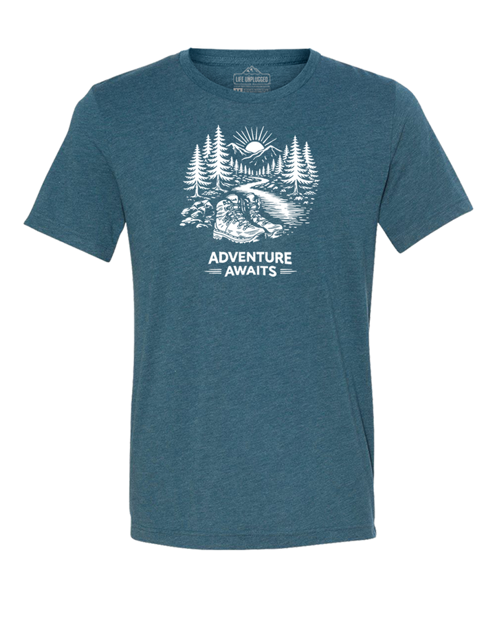 ADVENTURE AWAITS Triblend T-Shirt