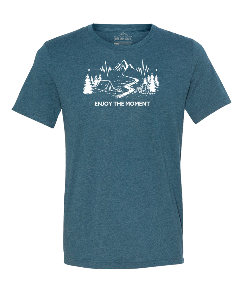 ENJOY THE MOMENT (MOUNTAIN SCENE) Triblend T-Shirt