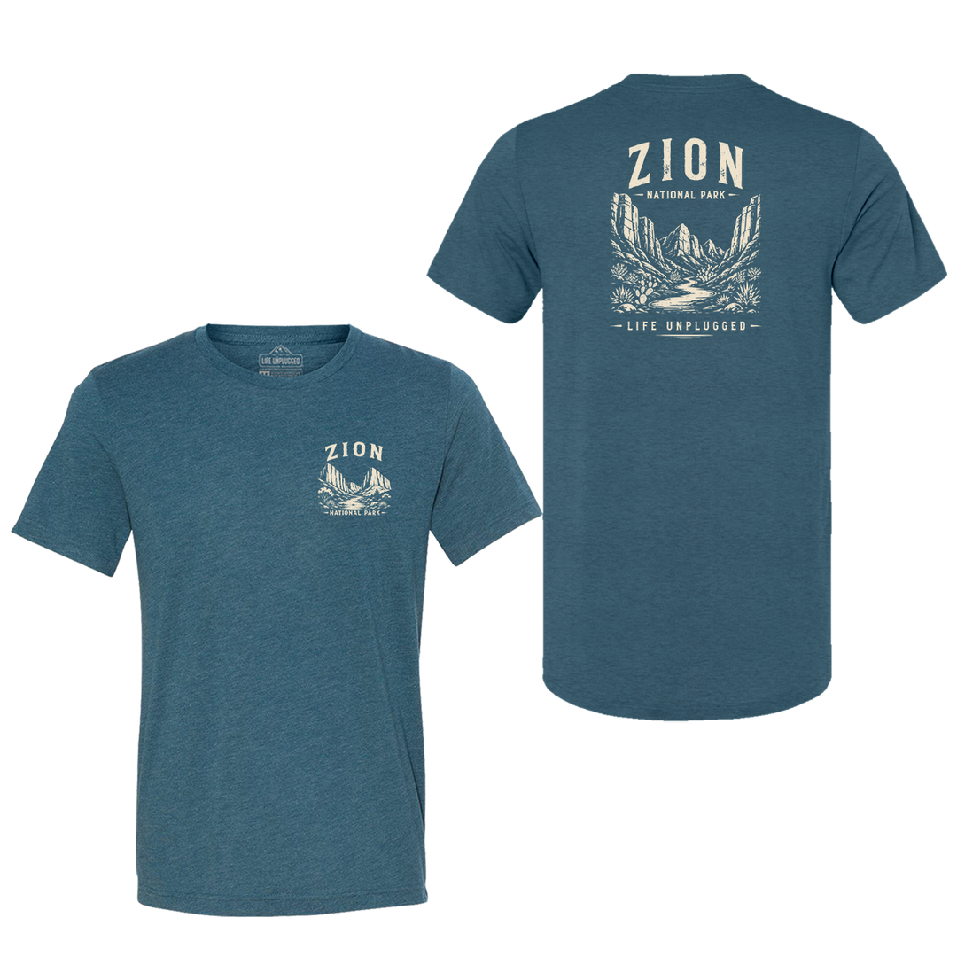 ZION NATIONAL PARK Triblend T-Shirt