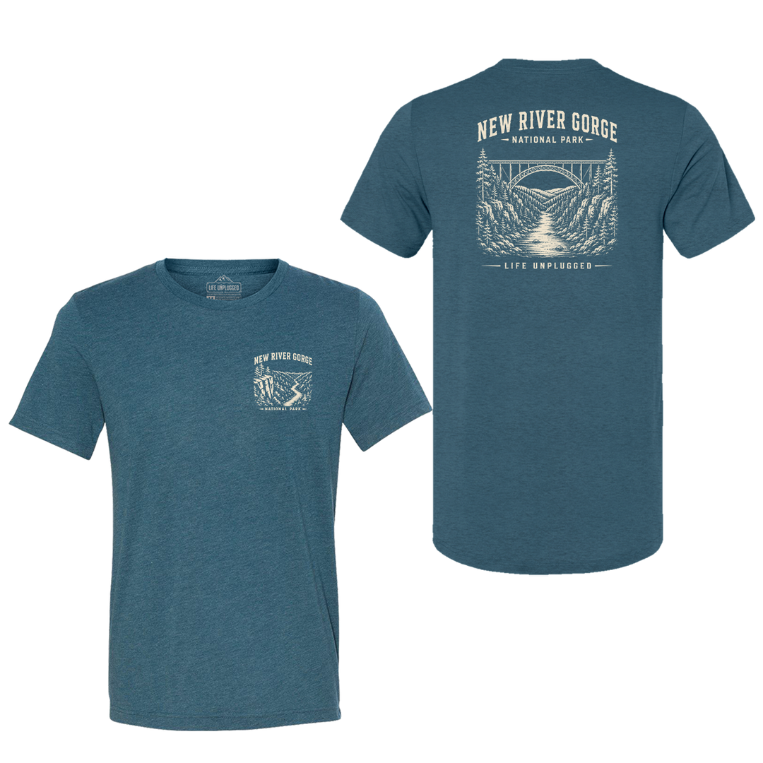 NEW RIVER GORGE NATIONAL PARK Triblend T-Shirt