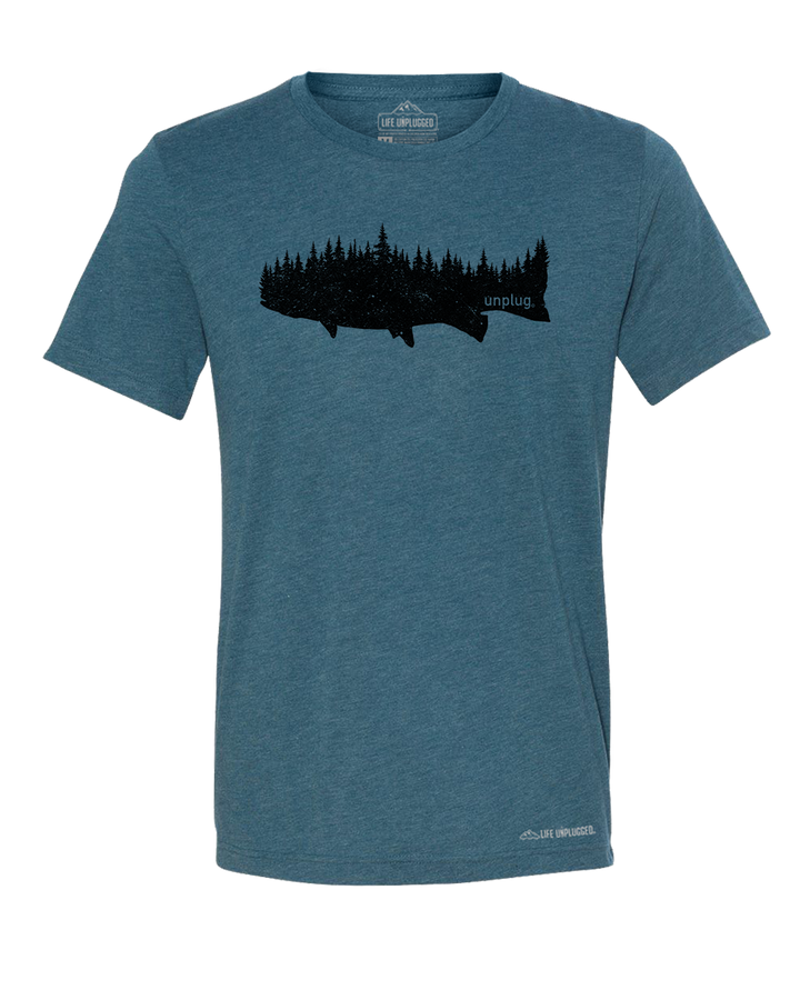Trout in The Trees Premium Triblend T-Shirt - Life Unplugged