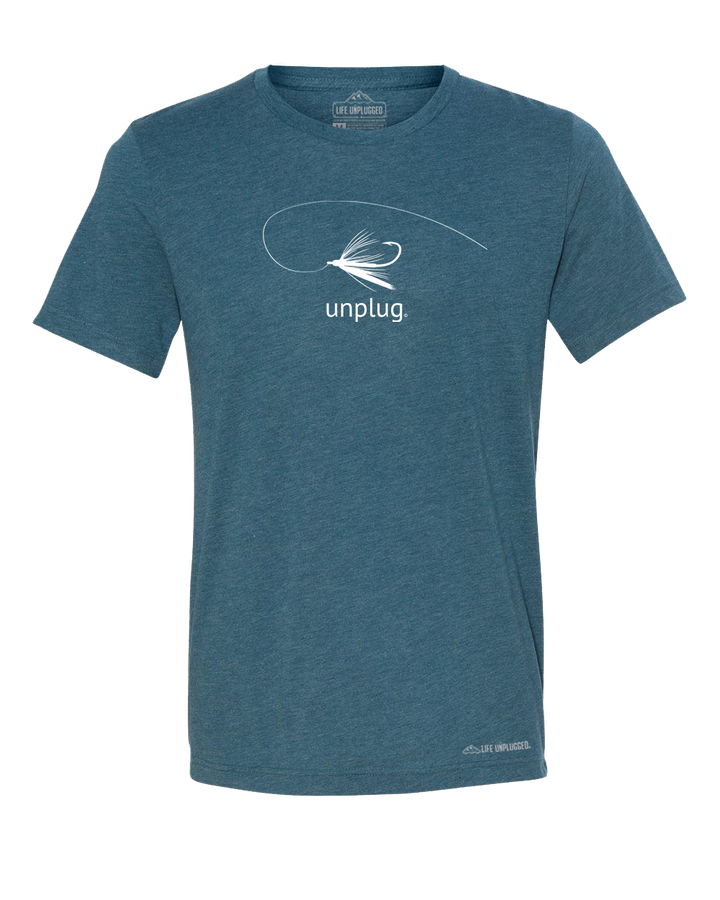 Fly Fishing Premium Triblend T-Shirt - Life Unplugged