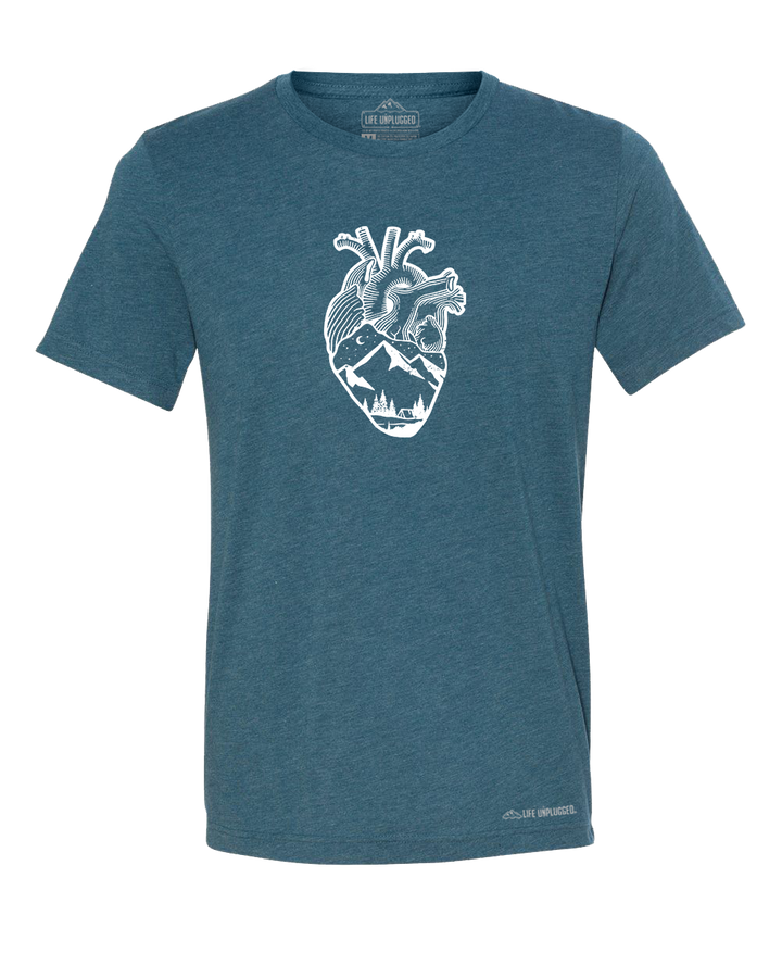 Anatomical Heart (Full Chest) Premium Triblend T-Shirt - Life Unplugged