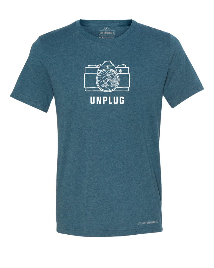 Camera Mountain Lens Premium Triblend T-Shirt