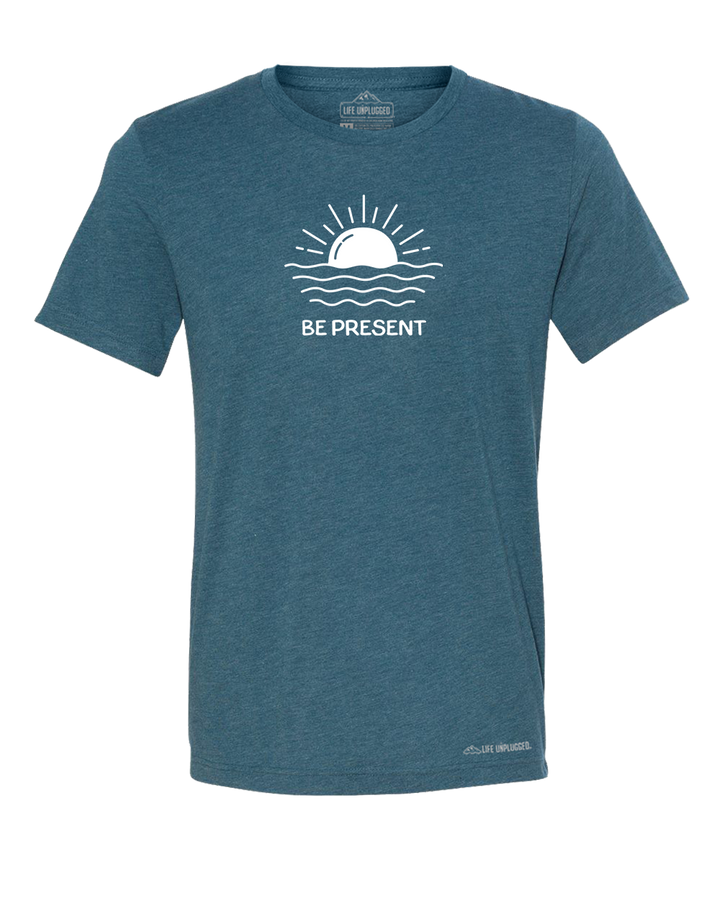 OCEAN SUNSET Premium Triblend T-Shirt - Life Unplugged