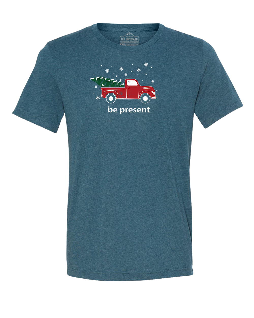 Christmas Tree Truck Triblend T-Shirt