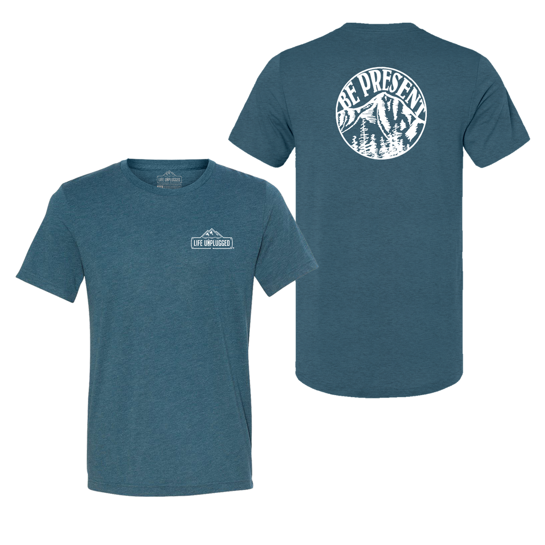 Be Present Mountain Triblend T-Shirt