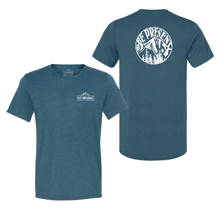 Be Present Mountain Triblend T-Shirt