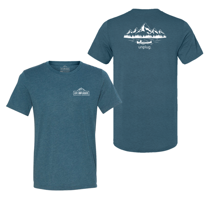 Canoeing in the Mountains Triblend T-Shirt