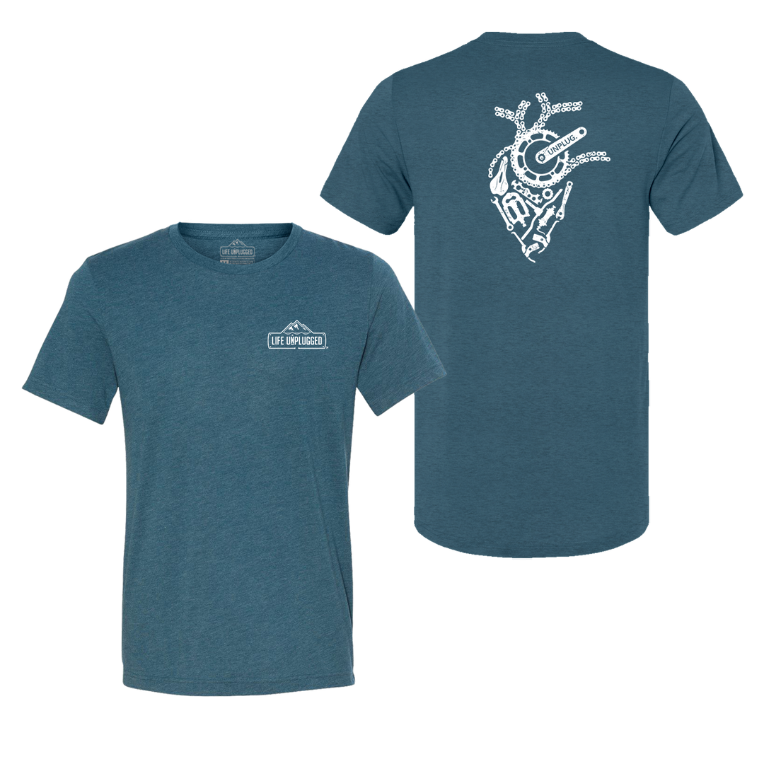 Anatomical Heart (Bicycle Parts) Triblend T-Shirt