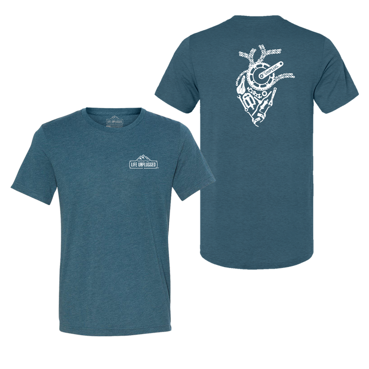 Anatomical Heart (Bicycle Parts) Triblend T-Shirt
