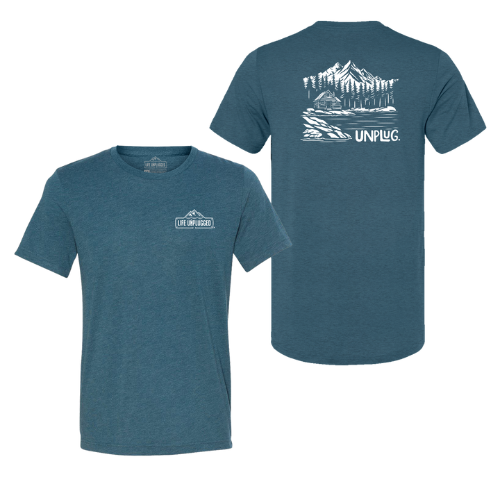 Cabin In the woods Triblend T-Shirt