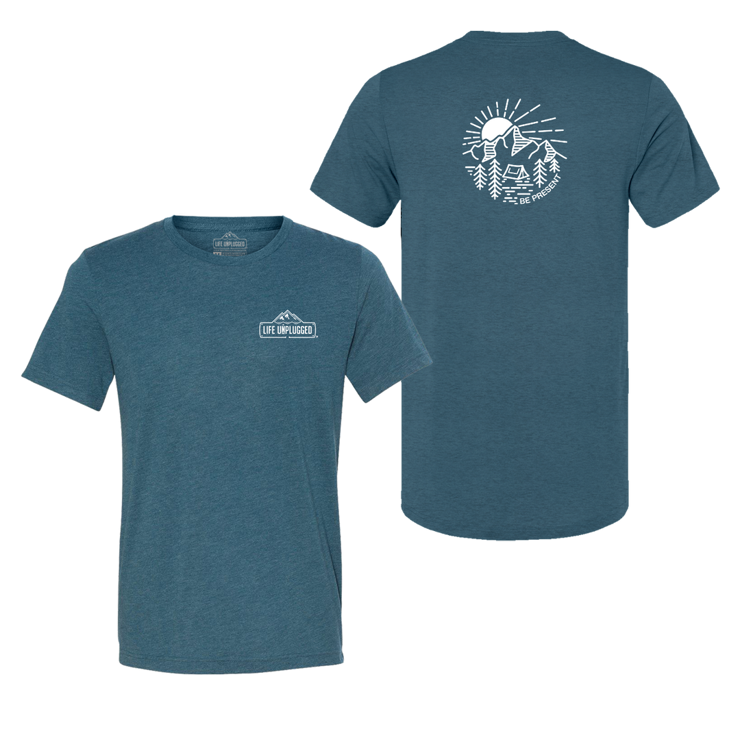 MOUNTAIN SUNSET Triblend T-Shirt