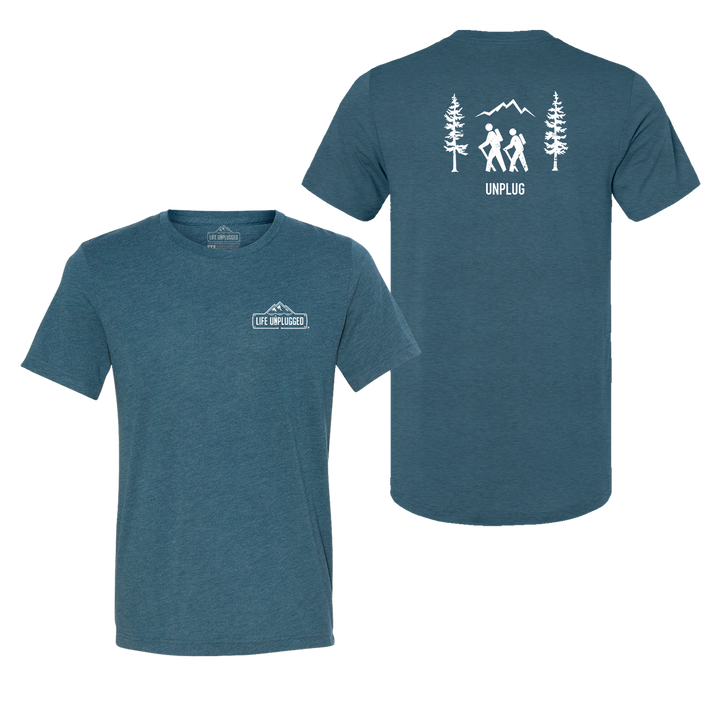 Hiking Scene Triblend T-Shirt
