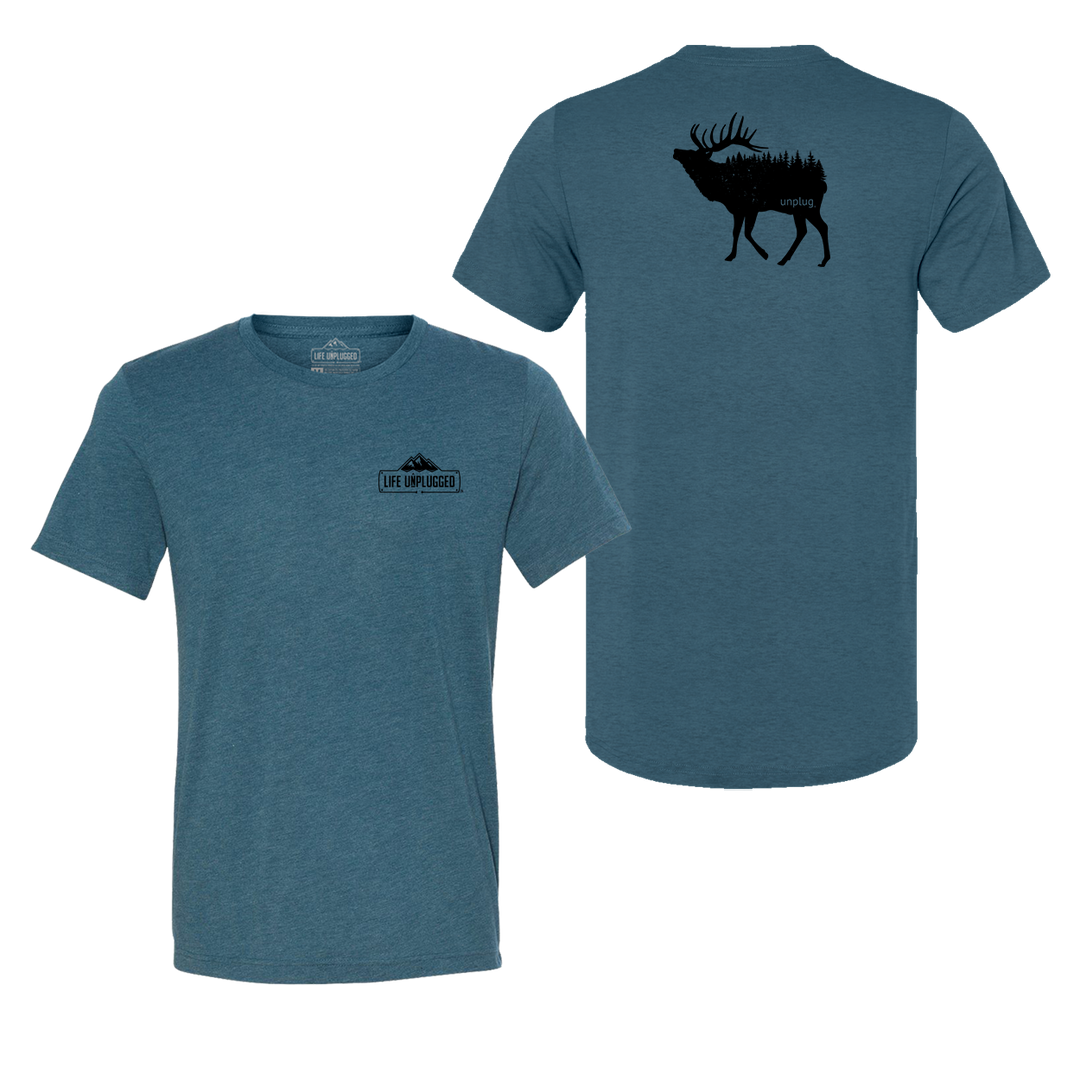 Elk In The Trees Triblend T-Shirt