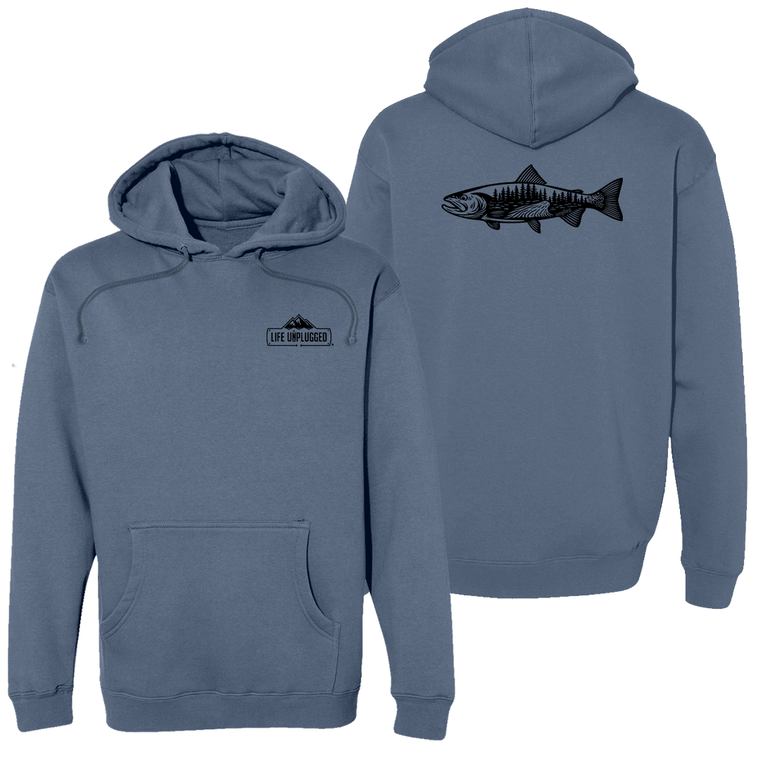 WOODLAND TROUT Heavyweight Hoodie