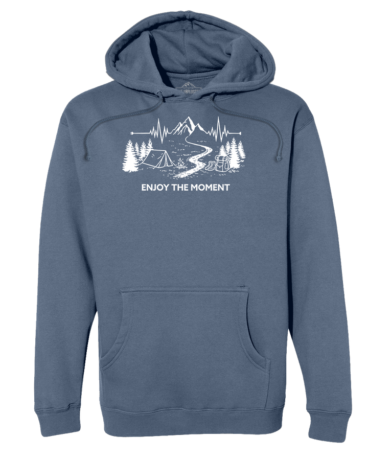 ENJOY THE MOMENT (MOUNTAIN SCENE) Heavyweight Hoodie