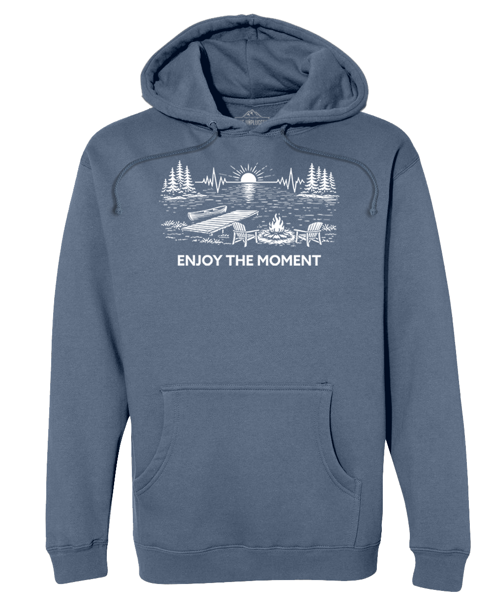 ENJOY THE MOMENT (LAKE SCENE) Heavyweight Hoodie