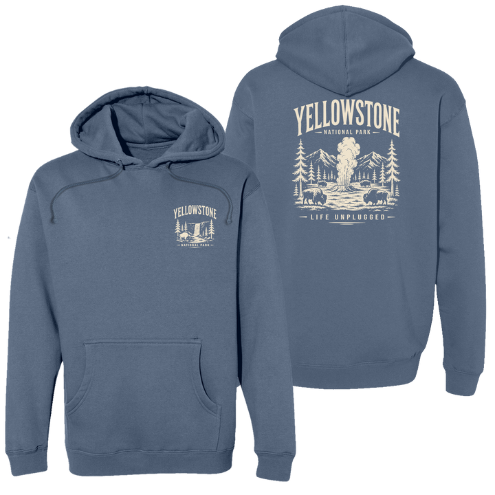 YELLOWSTONE NATIONAL PARK Heavyweight Hoodie