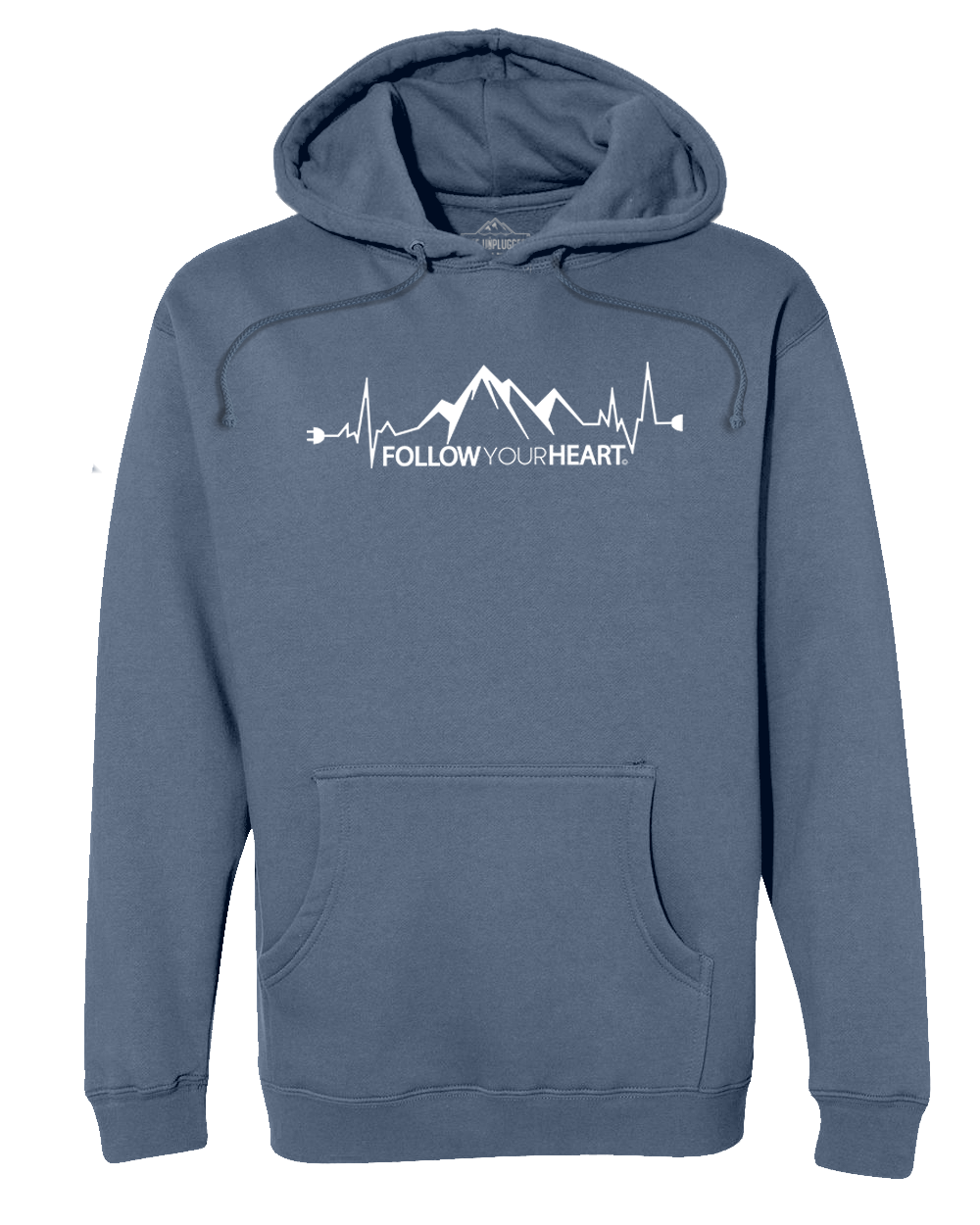 FOLLOW YOUR HEART Premium Heavyweight Hooded Sweatshirt
