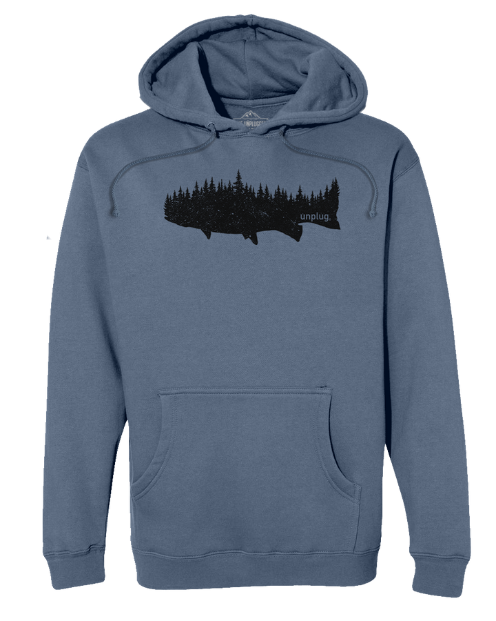 TROUT IN THE TREES Heavyweight Hoodie