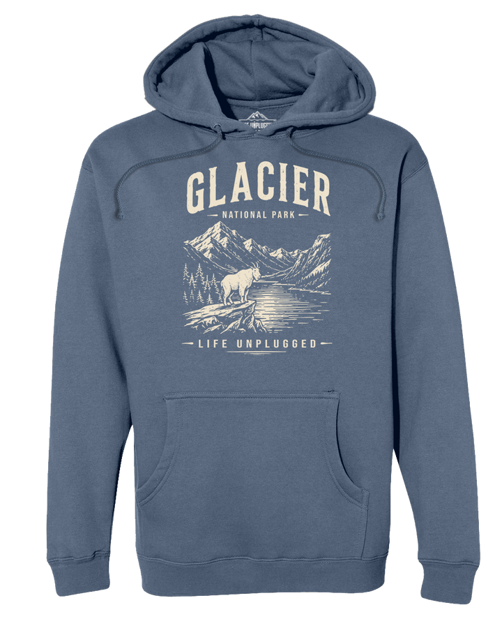 GLACIER NATIONAL PARK Heavyweight Hoodie