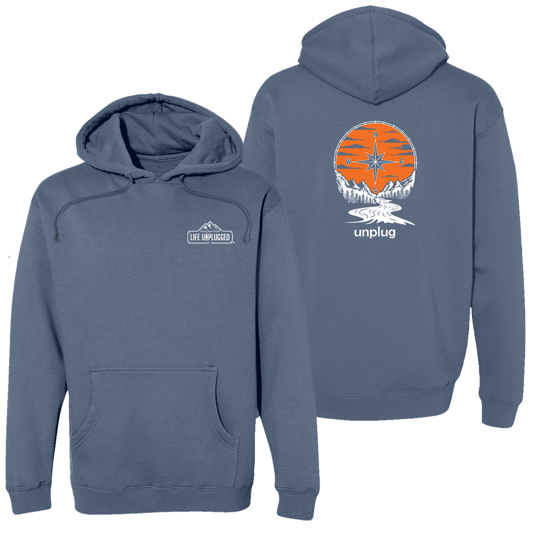 Compass Sunset Heavyweight Hoodie