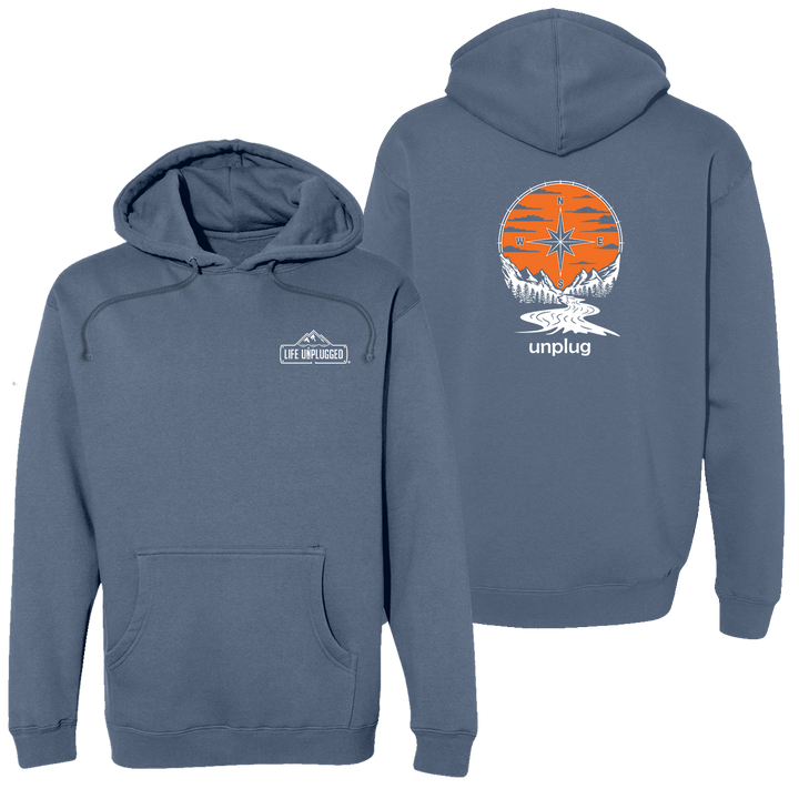 Compass Sunset Heavyweight Hoodie