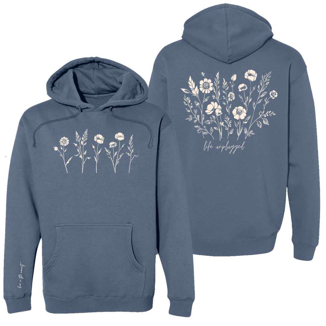 Live in the Moment Wildflower Heavyweight Hoodie