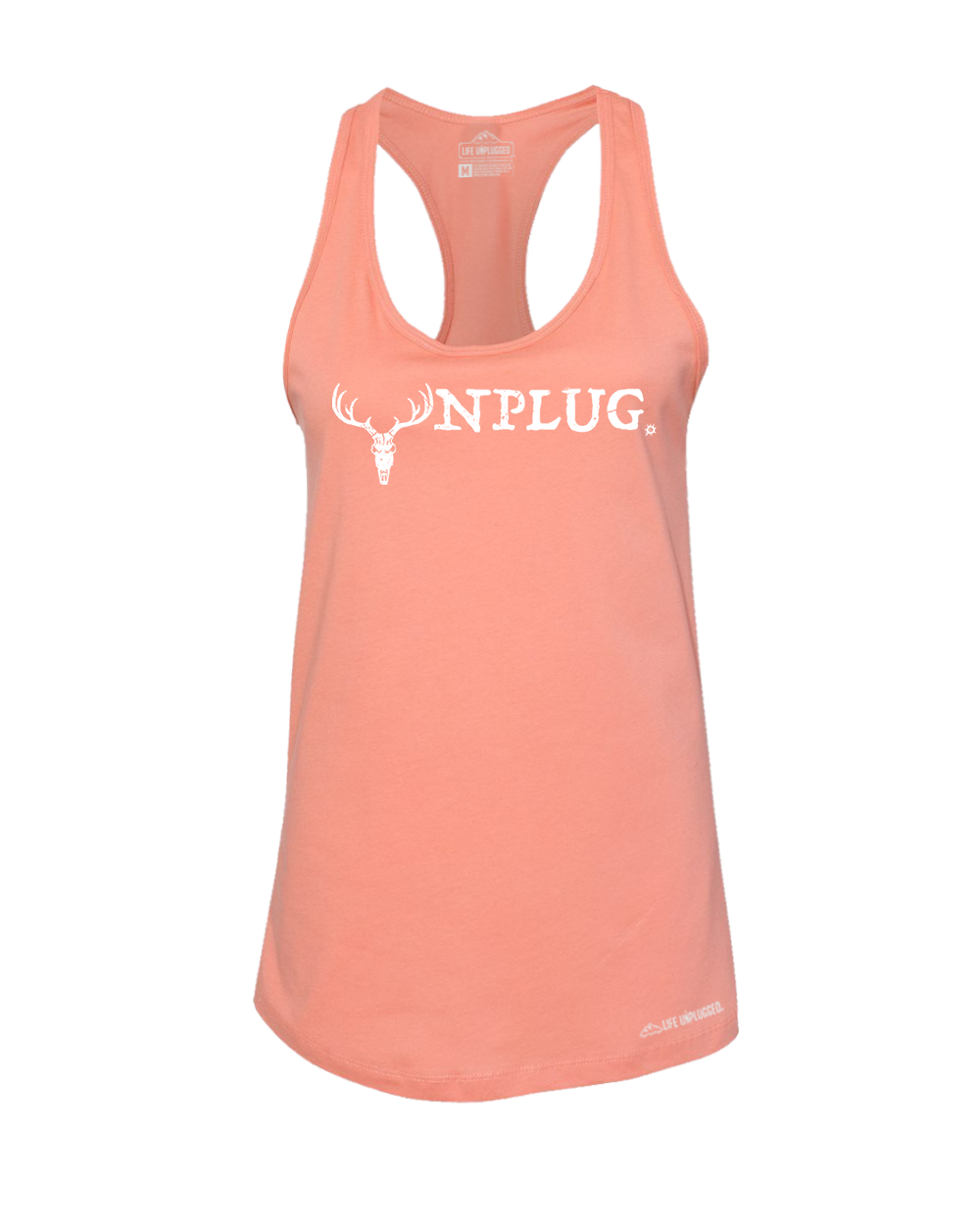 Hunting Premium Women's Relaxed Fit Racerback Tank Top - Life Unplugged