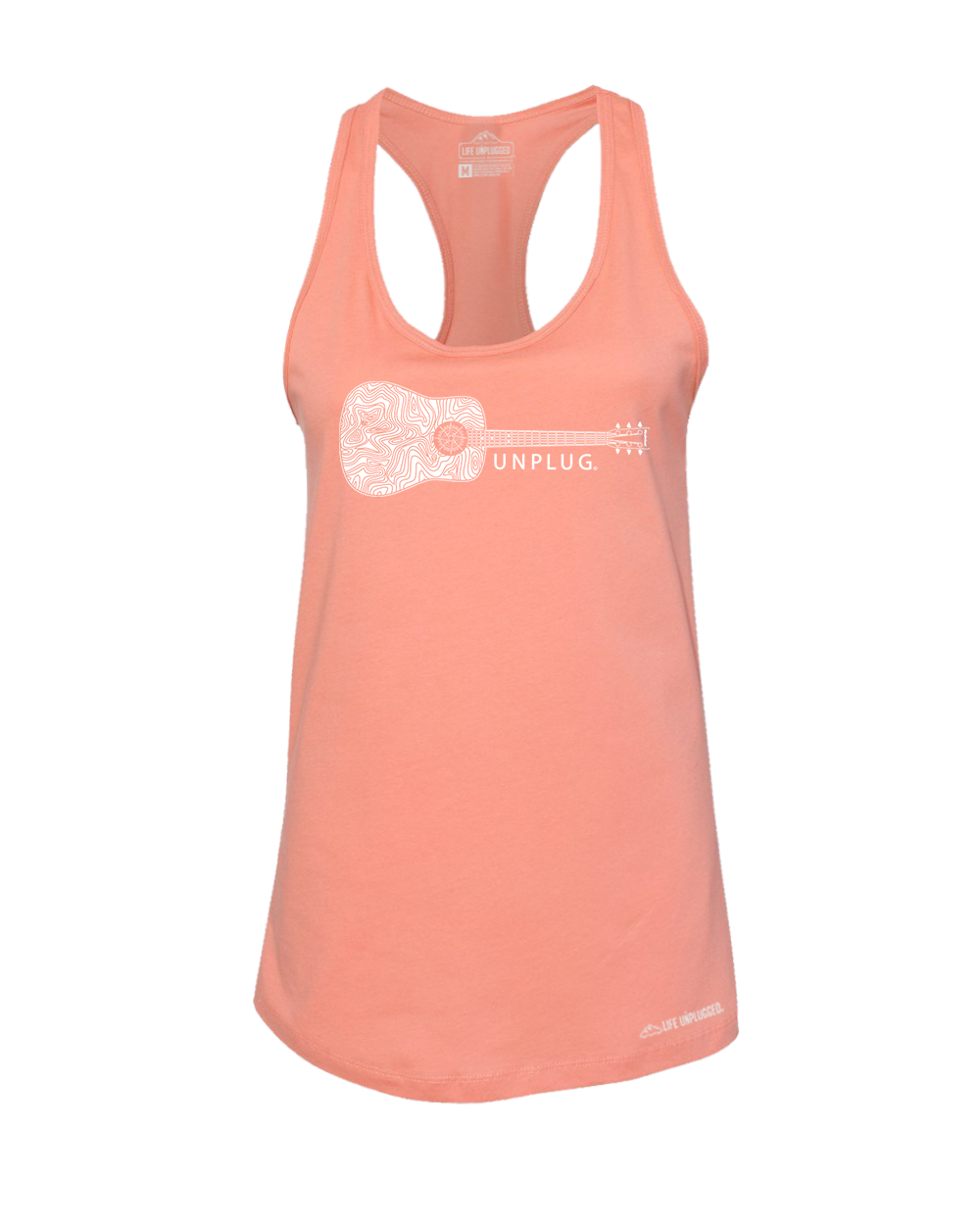 Guitar Premium Women's Relaxed Fit Racerback Tank Top - Life Unplugged