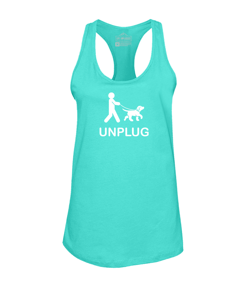 Dog Walking Women's Racerback Tank Top
