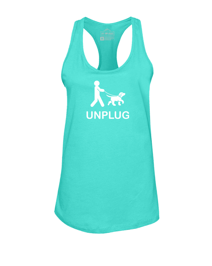 Dog Walking Women's Racerback Tank Top