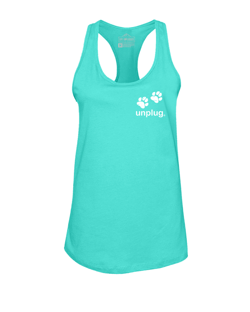 Paw Print Women's Racerback Tank Top