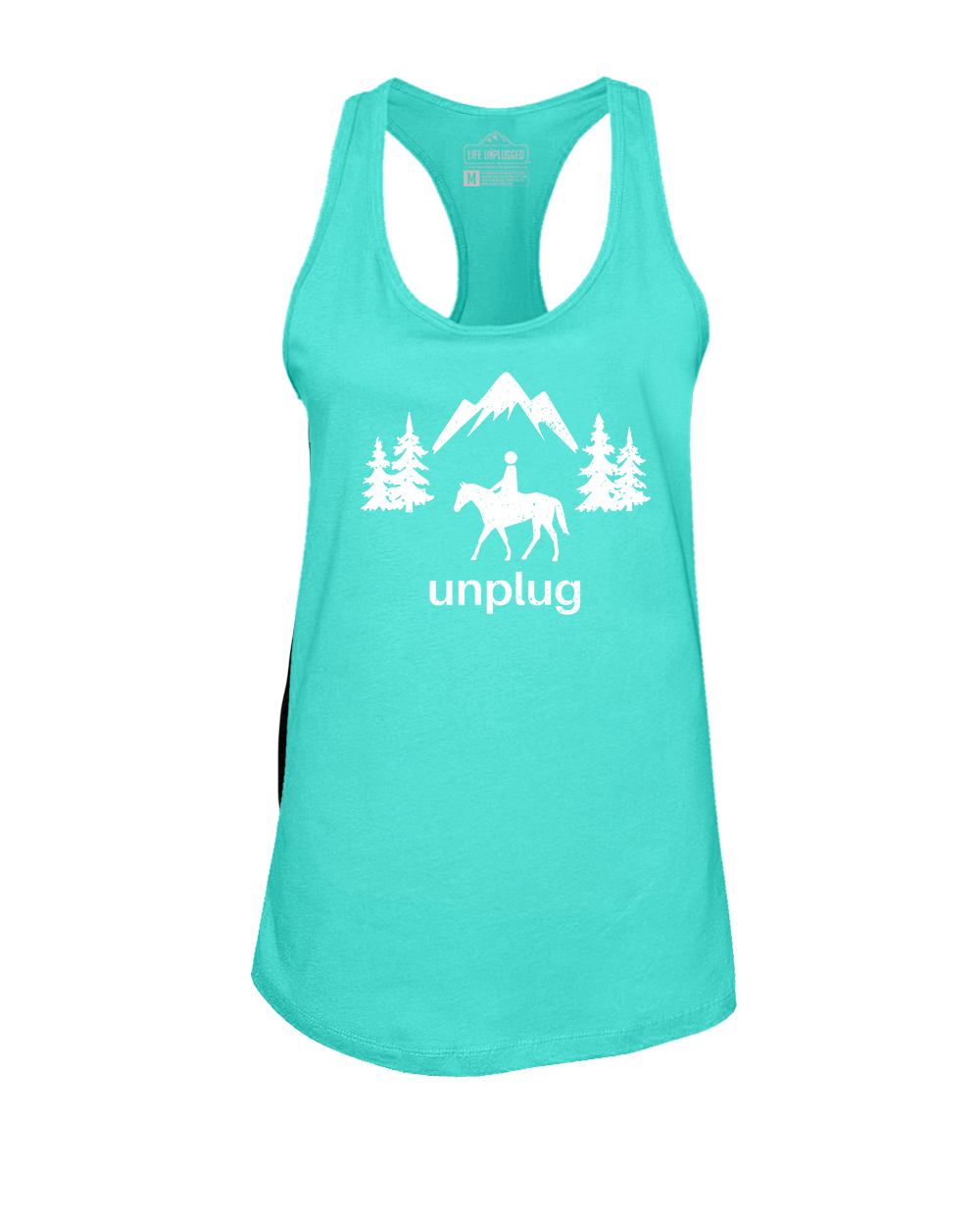 Horseback Riding Women's Racerback Tank Top