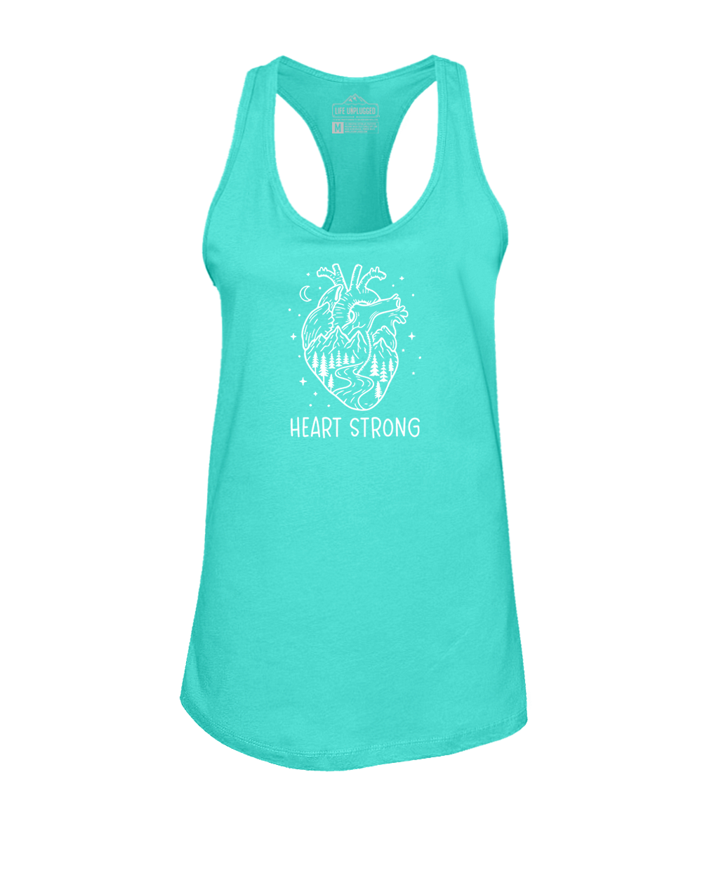 HEART STRONG Women's Racerback Tank Top