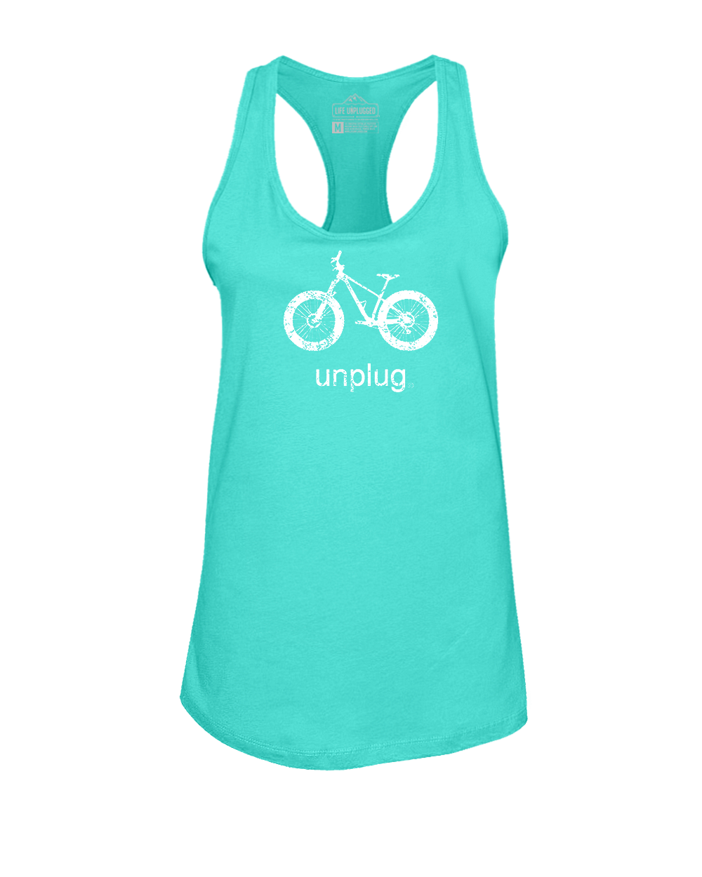 Fat Tire Bike Women's Racerback Tank Top
