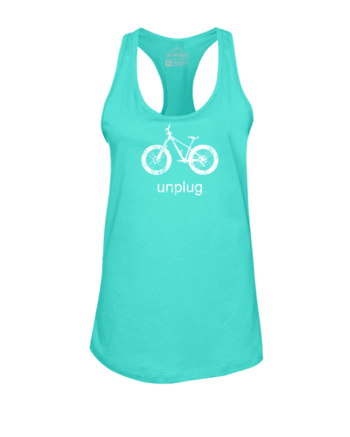 Fat Tire Bike Women's Racerback Tank Top